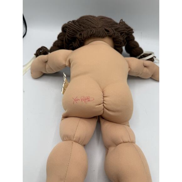 VTG Cabbage Patch Kids Young Astronauts Suit Girl Doll 1985 Brown Hair And Brown - Picture 3 of 8